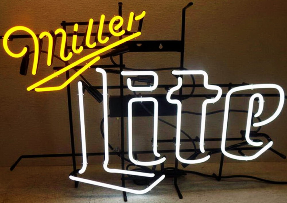 Miller Lite Script Neon Sign